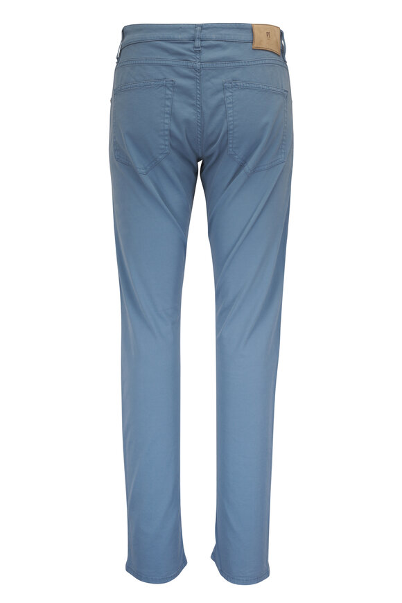 PT Torino Jazz Sky Blue Stretch Twill Five Pocket Pant - view 2