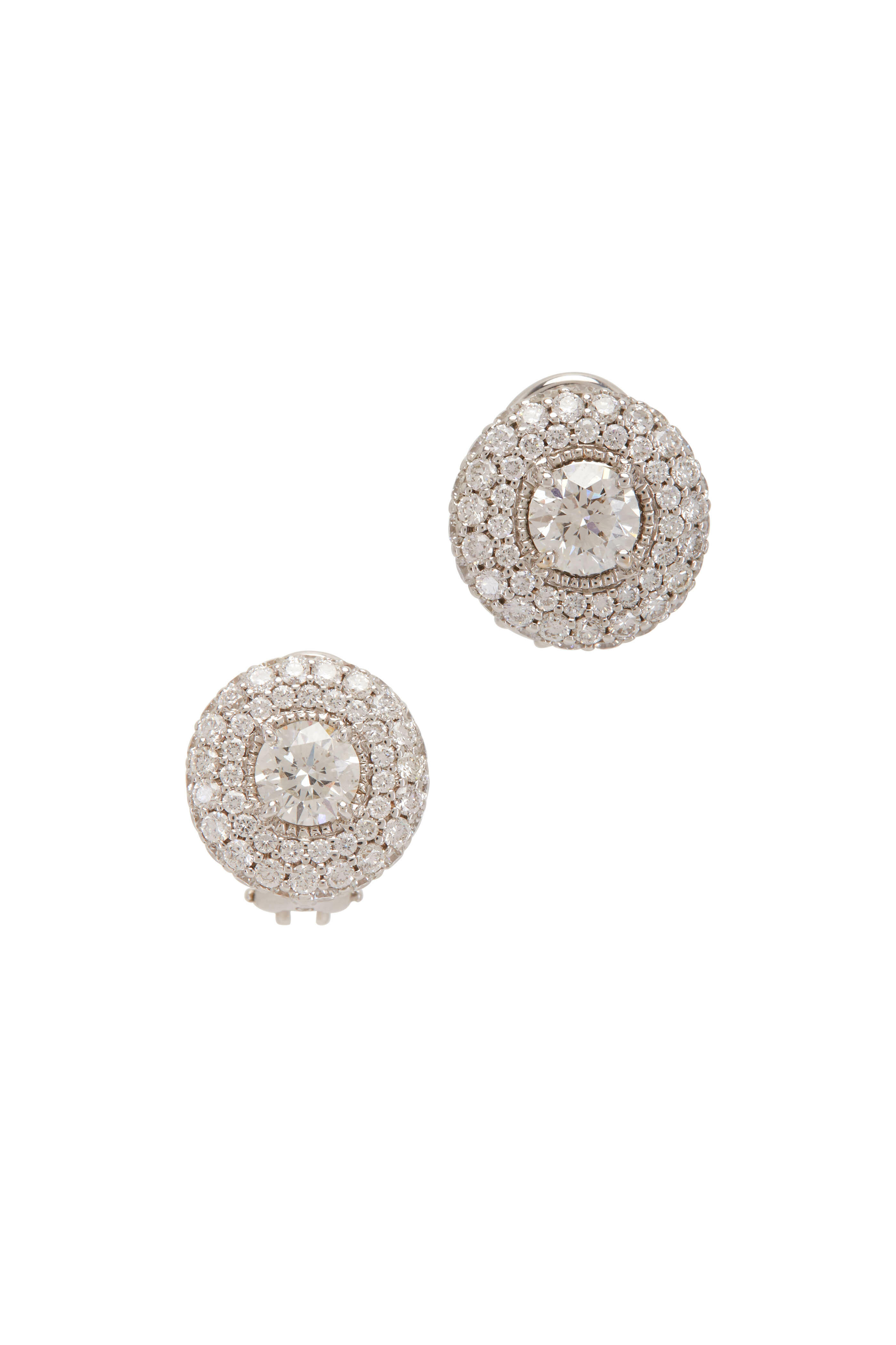 Windsor Jewelers Diamond Button Earrings Mitchell Stores