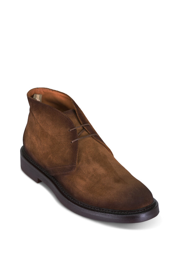 Officine Creative Hopkins Flexi 211 Castagna Suede Chukka Boot - view 1