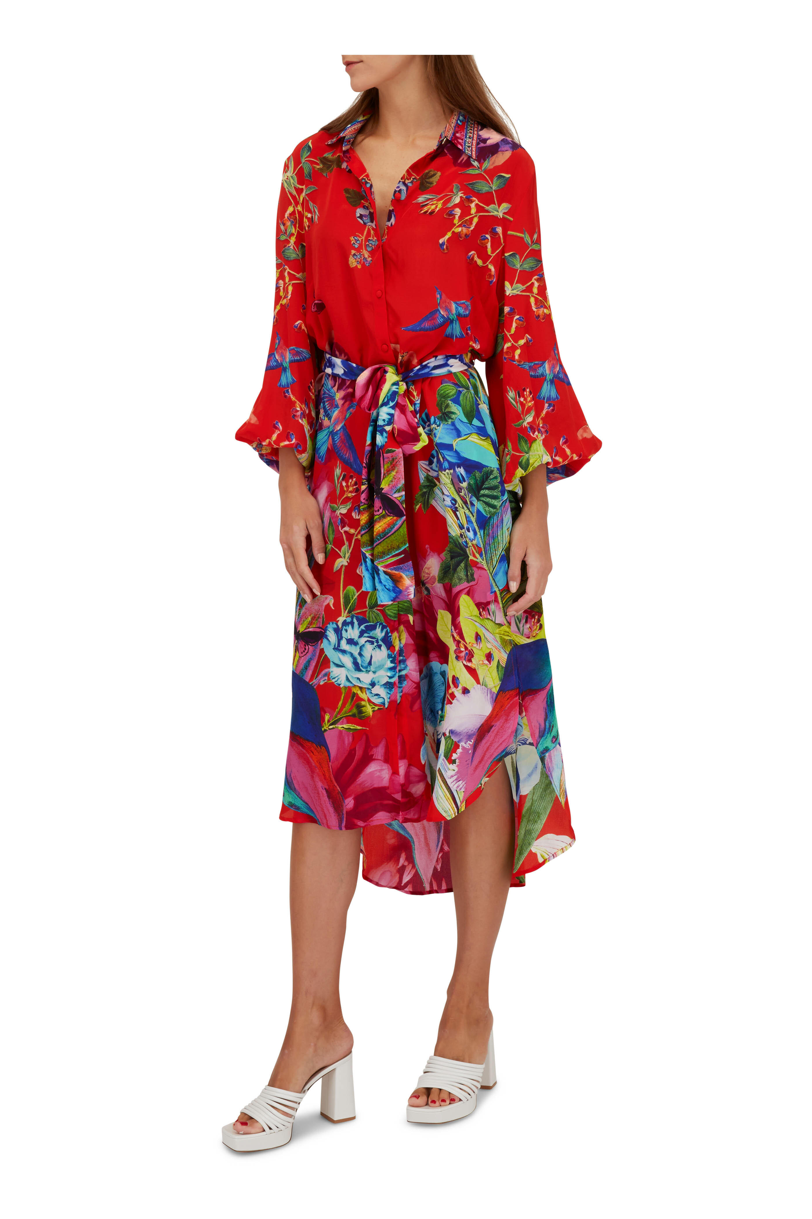 Gianvito Rossi - Lena White Leather Multi Band Mule