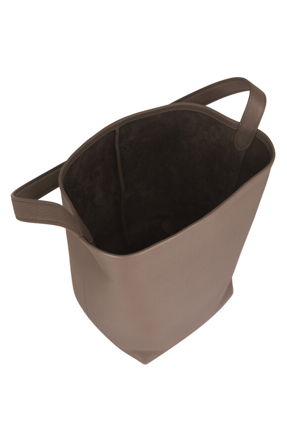 The Row Medium N/S Park Leather Tote - view 4