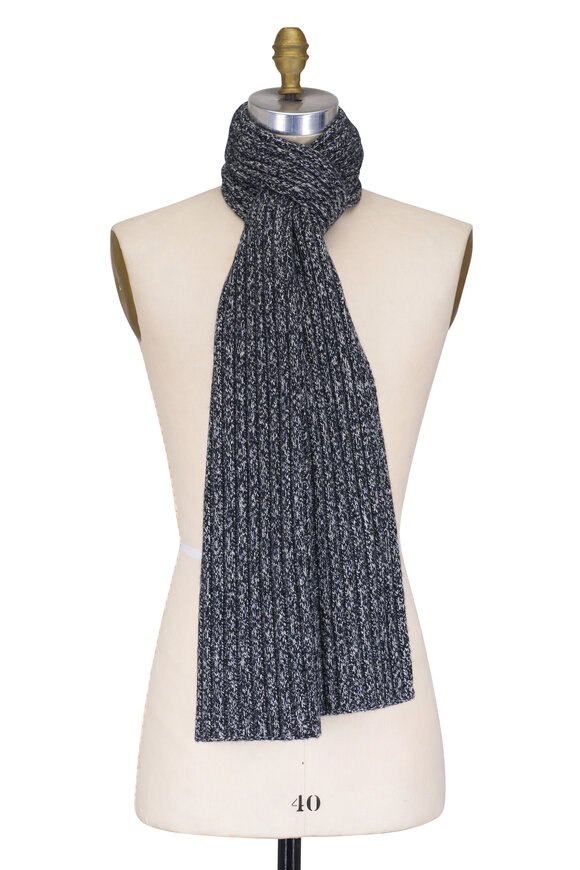 Loro Piana Alagna Navy Blue Scarf