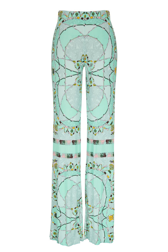 Pucci - Aqua Print Medium Jersey Pant