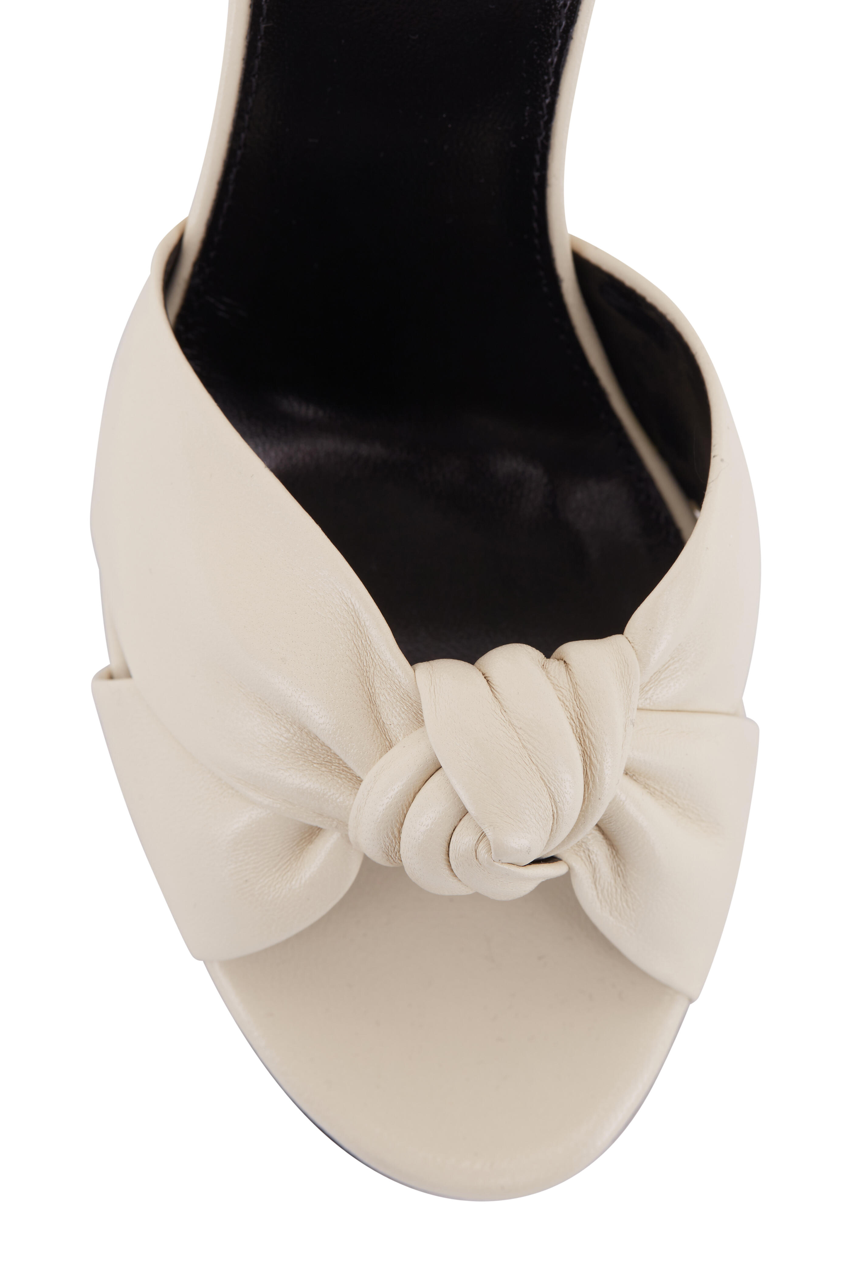 サンダル・ミュール SANTONI WHITE LEATHER ADRIATICA MULES SANTONI Women's Mules And Clogs | YOOX