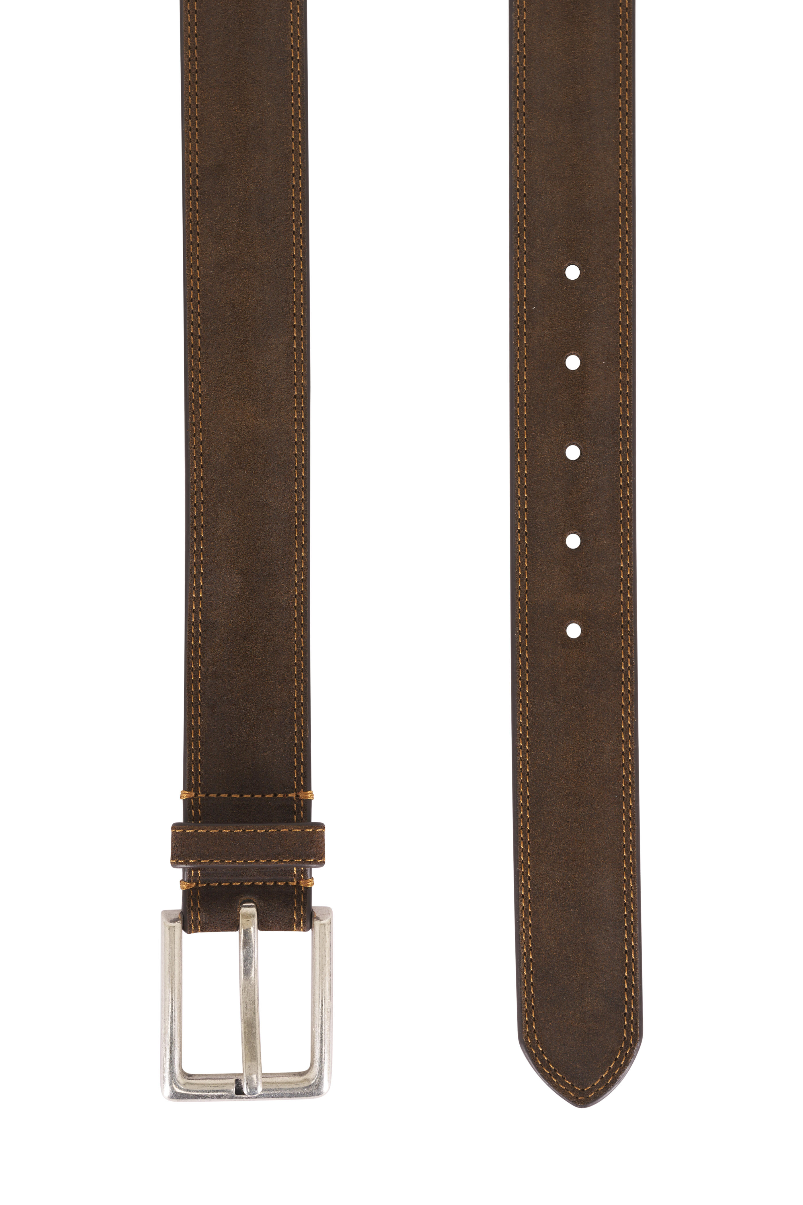 To Boot New York - Hunter Brown Suede Belt - view 2