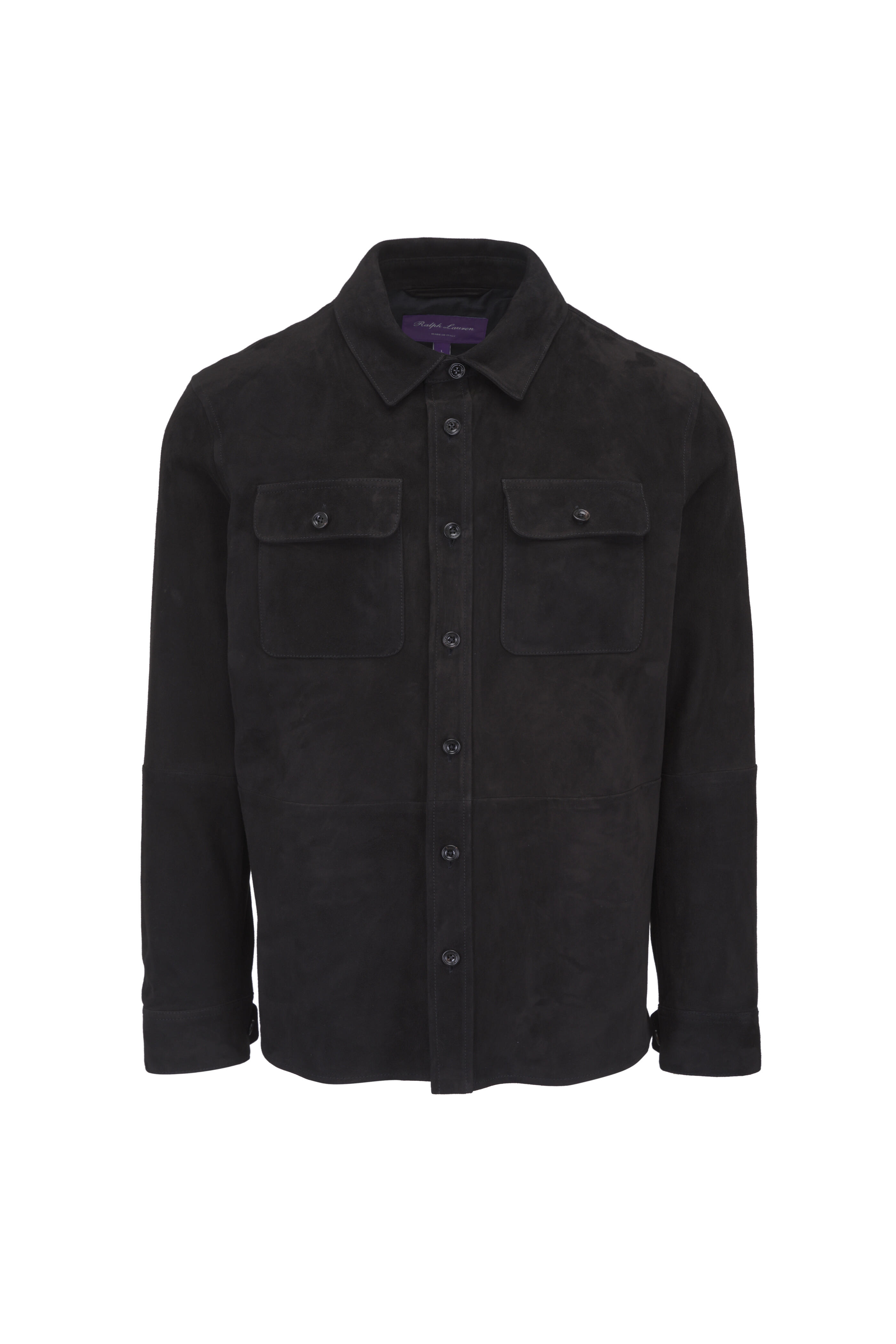 Ralph Lauren Purple Label - Black Suede Jacket