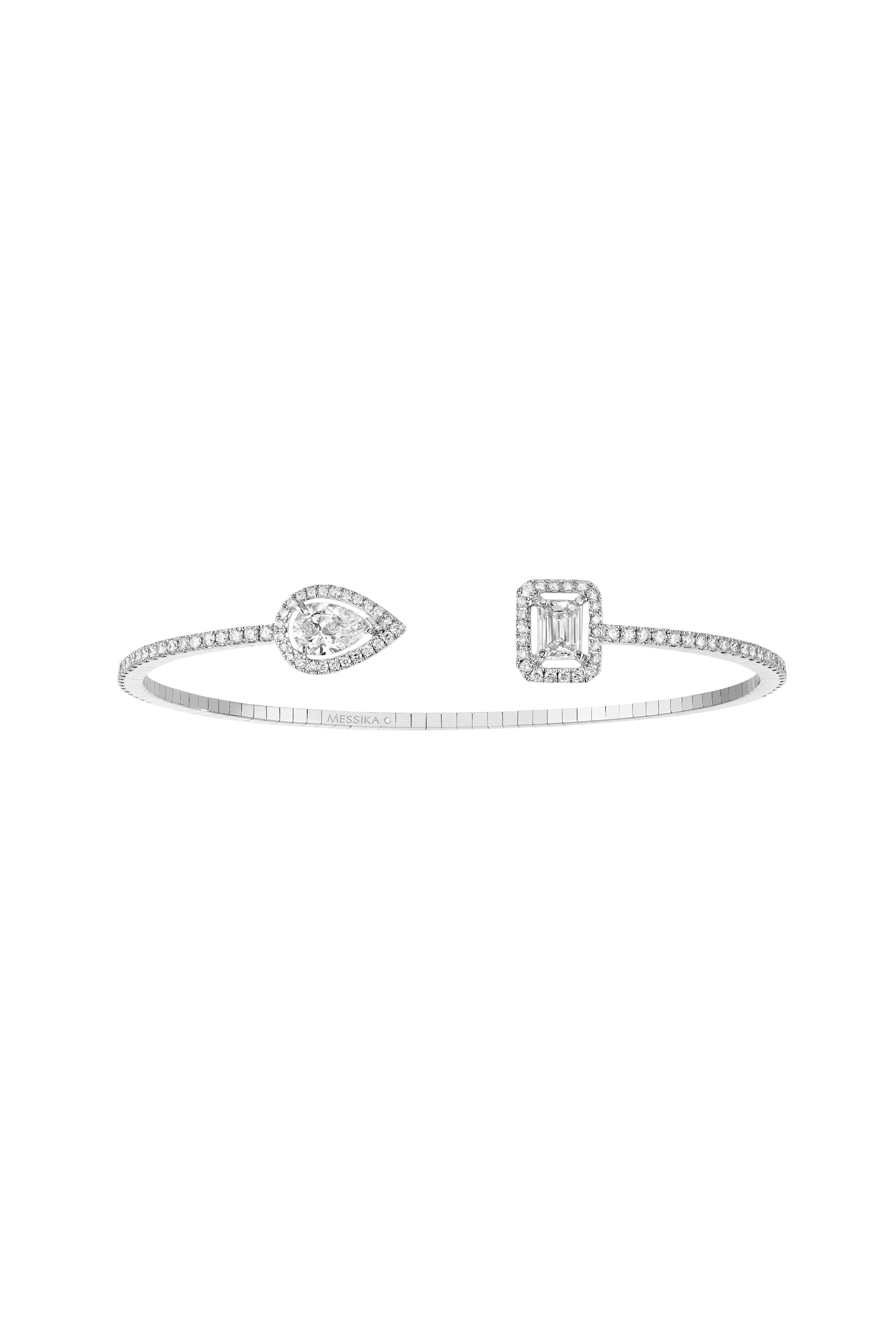 Messika - 18K White Gold Skinny Toi & Moi Bracelet