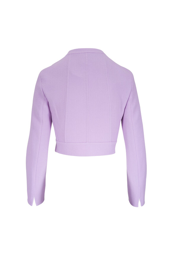 Akris Hynora Lavender Wool Jacket - view 2