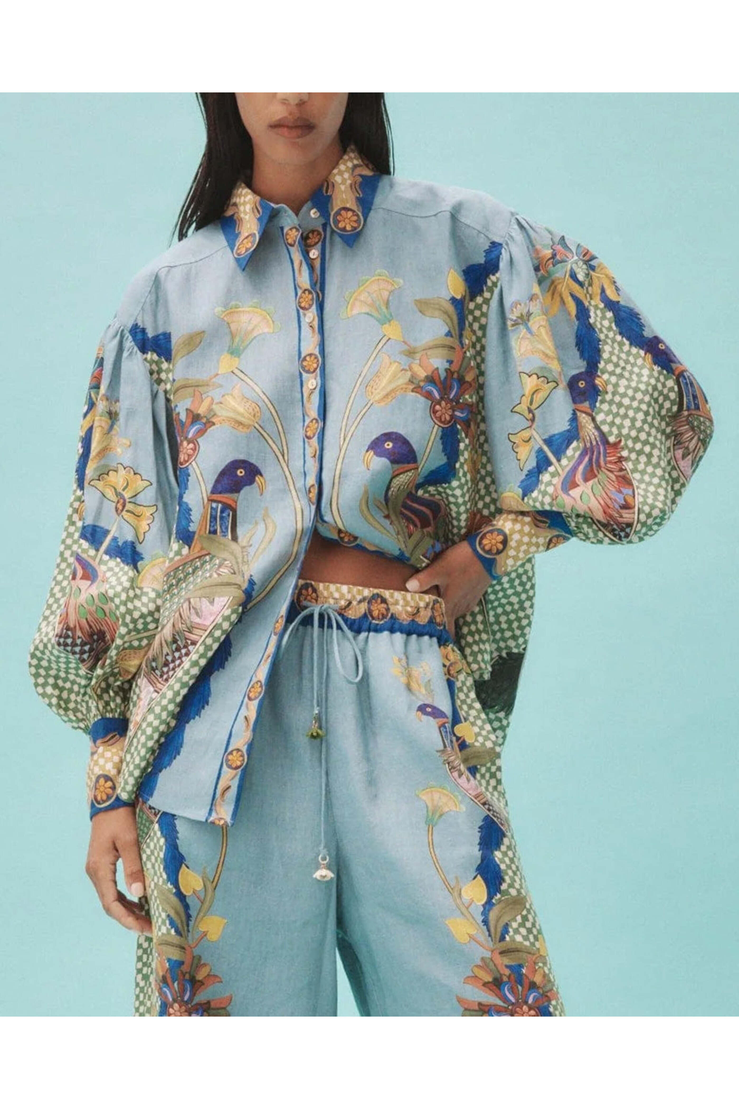 Alémais - Misty Blue Gilly Shirt