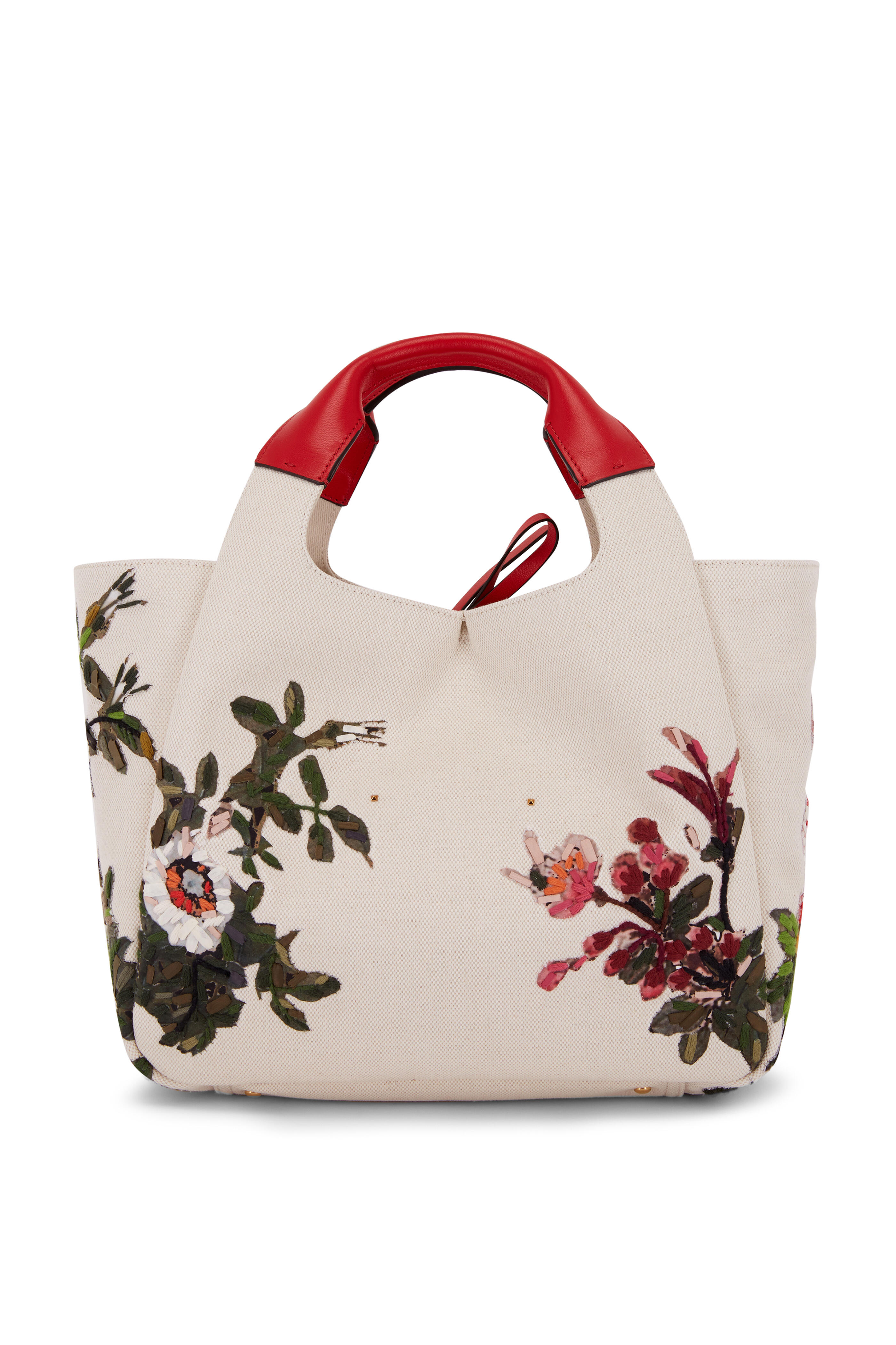 Valentino Garavani - Atlier Embroidered Flower Garden Medium Tote
