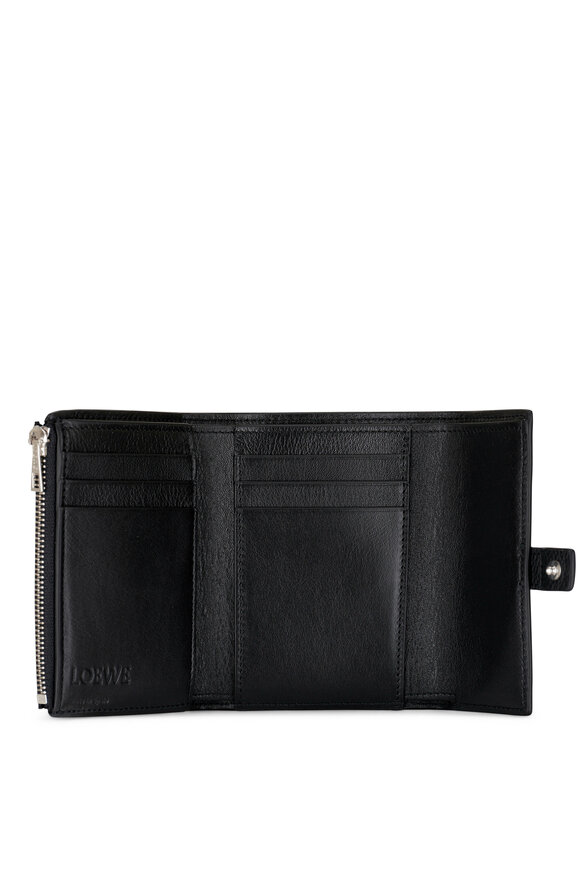 Loewe - Small Vertical Black Calfskin Wallet