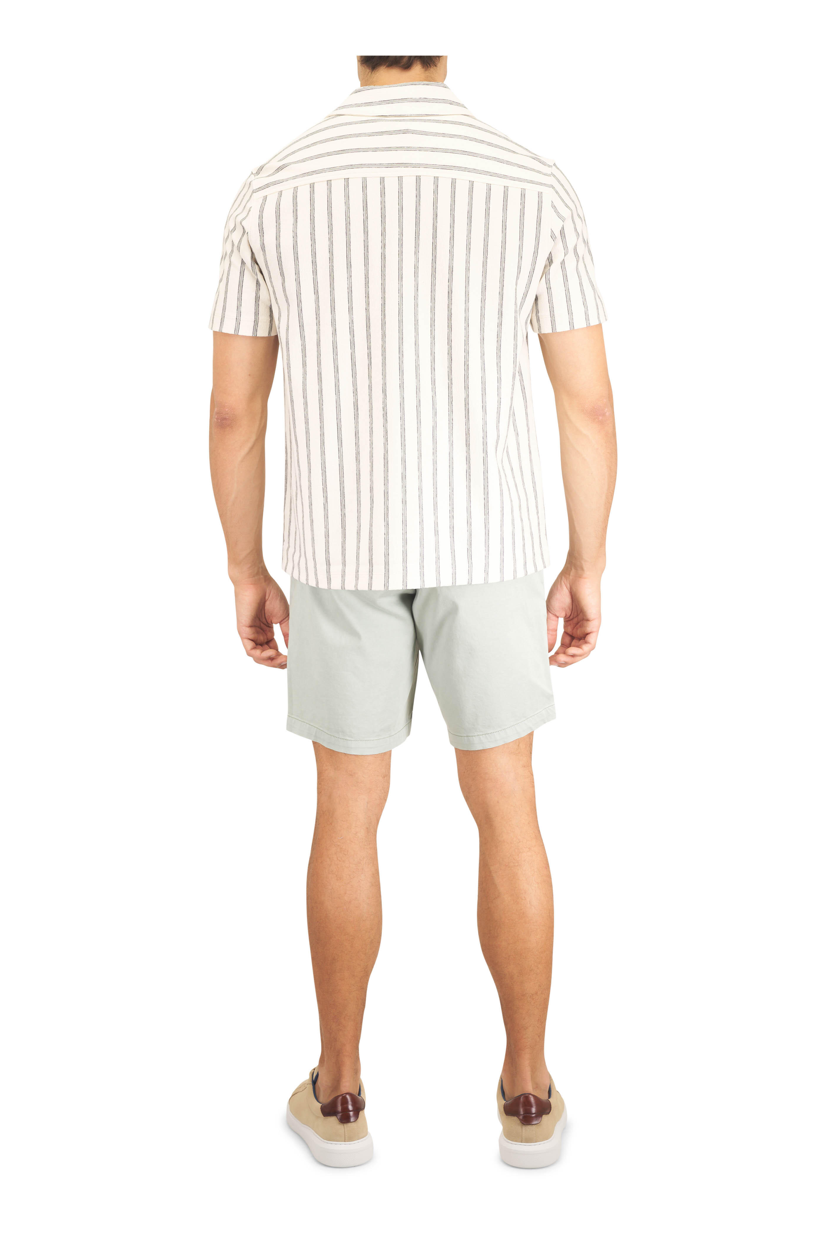 AG - Faded Moss Slim Trouser Short - view 4