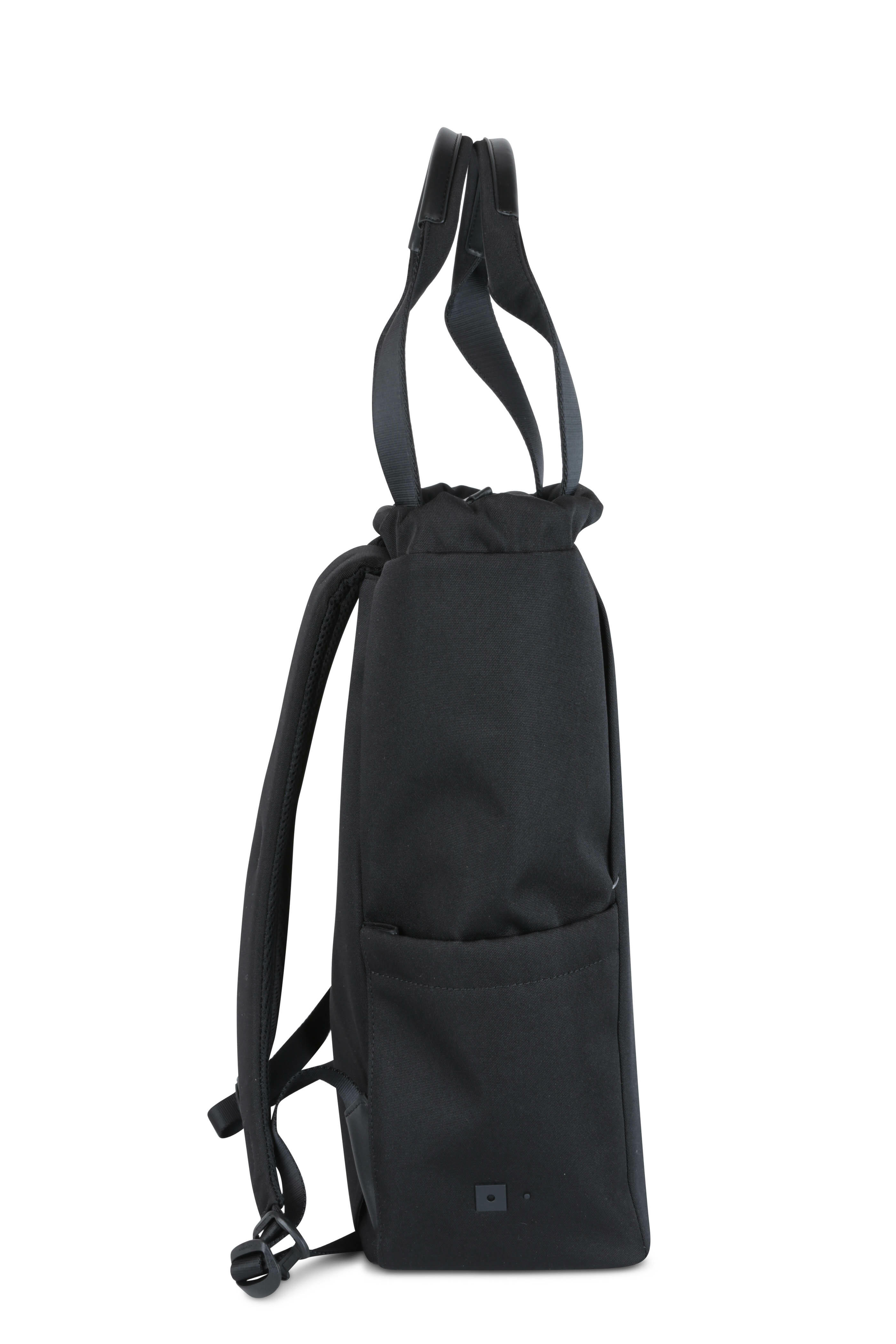 Troubadour - Explorer Black Nylon Rucksack