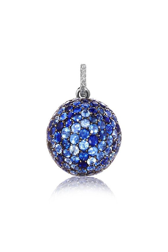 Nam Cho 18k Multi-Shade Blue Sapphire Detachable Pendant - view 1