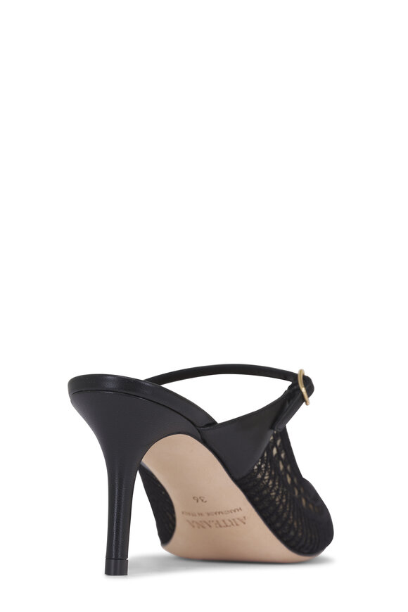 Arteana Trieste Black Mesh Mule, 75mm - view 5