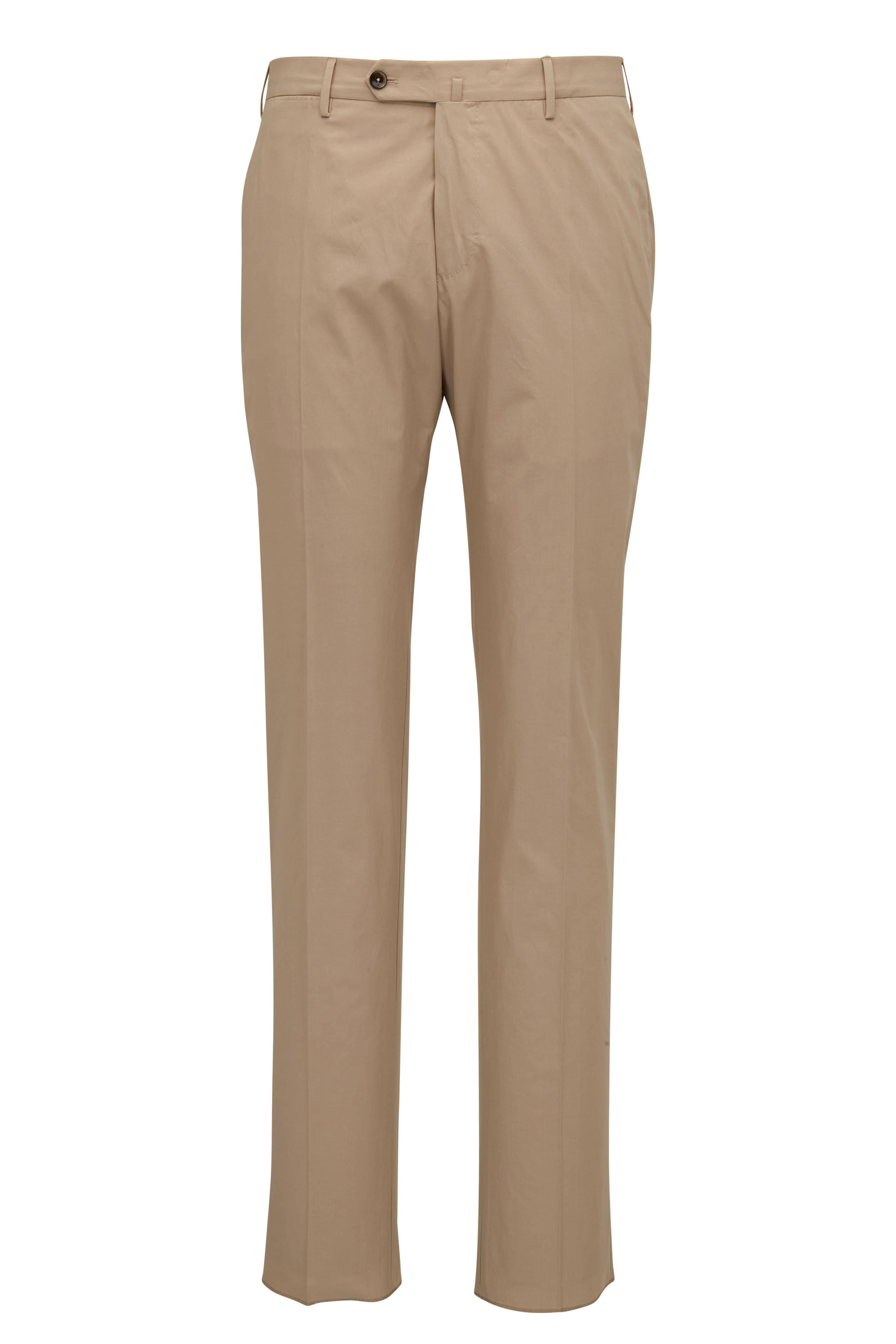 PT Torino Beige Stretch Cotton Slim Fit Pant Mitchell Stores