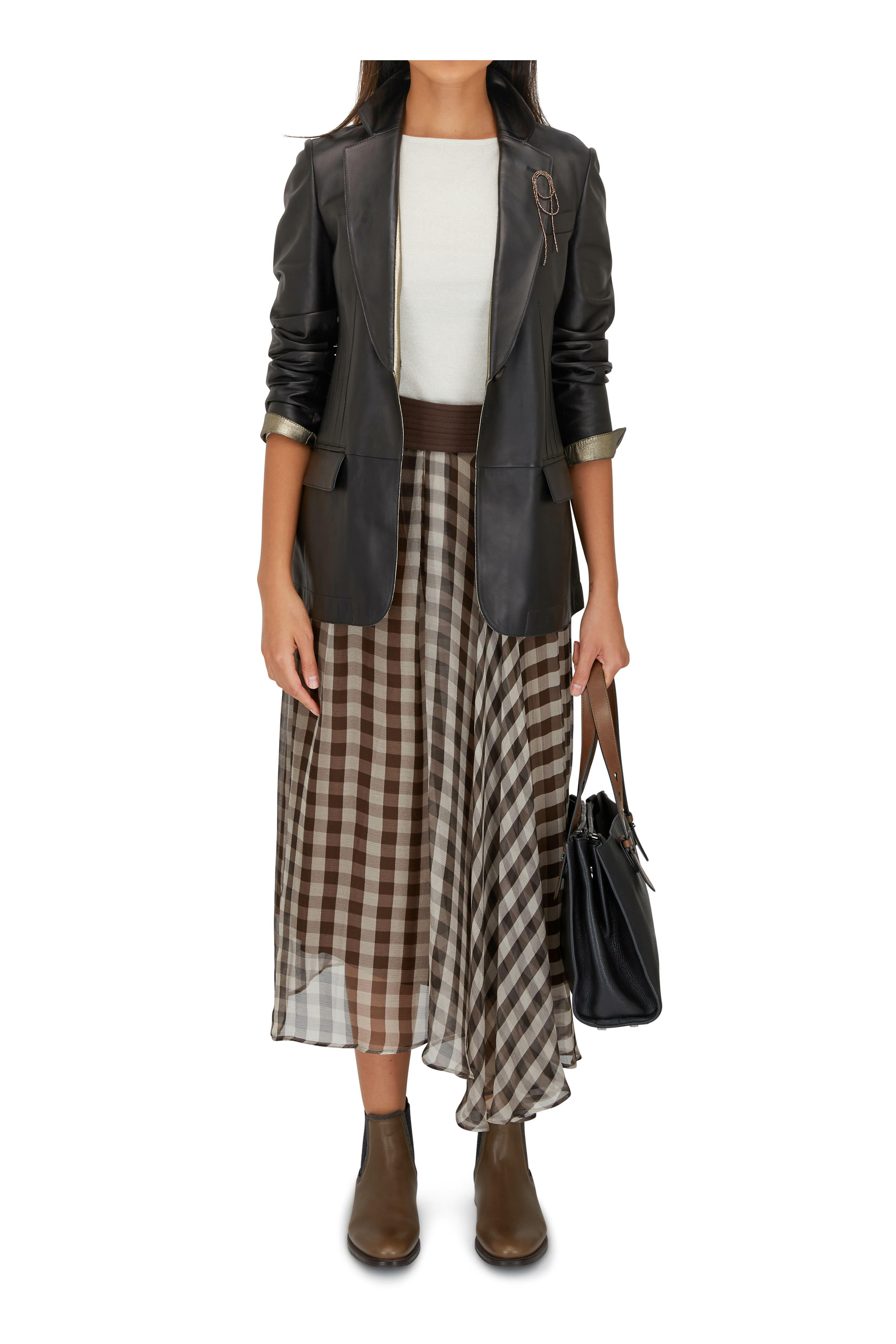 Brunello Cucinelli｜ (M0B137427G CY887) Linen, wool and silk blazer BRUNELLO CUCINELLI - Nugnes1920