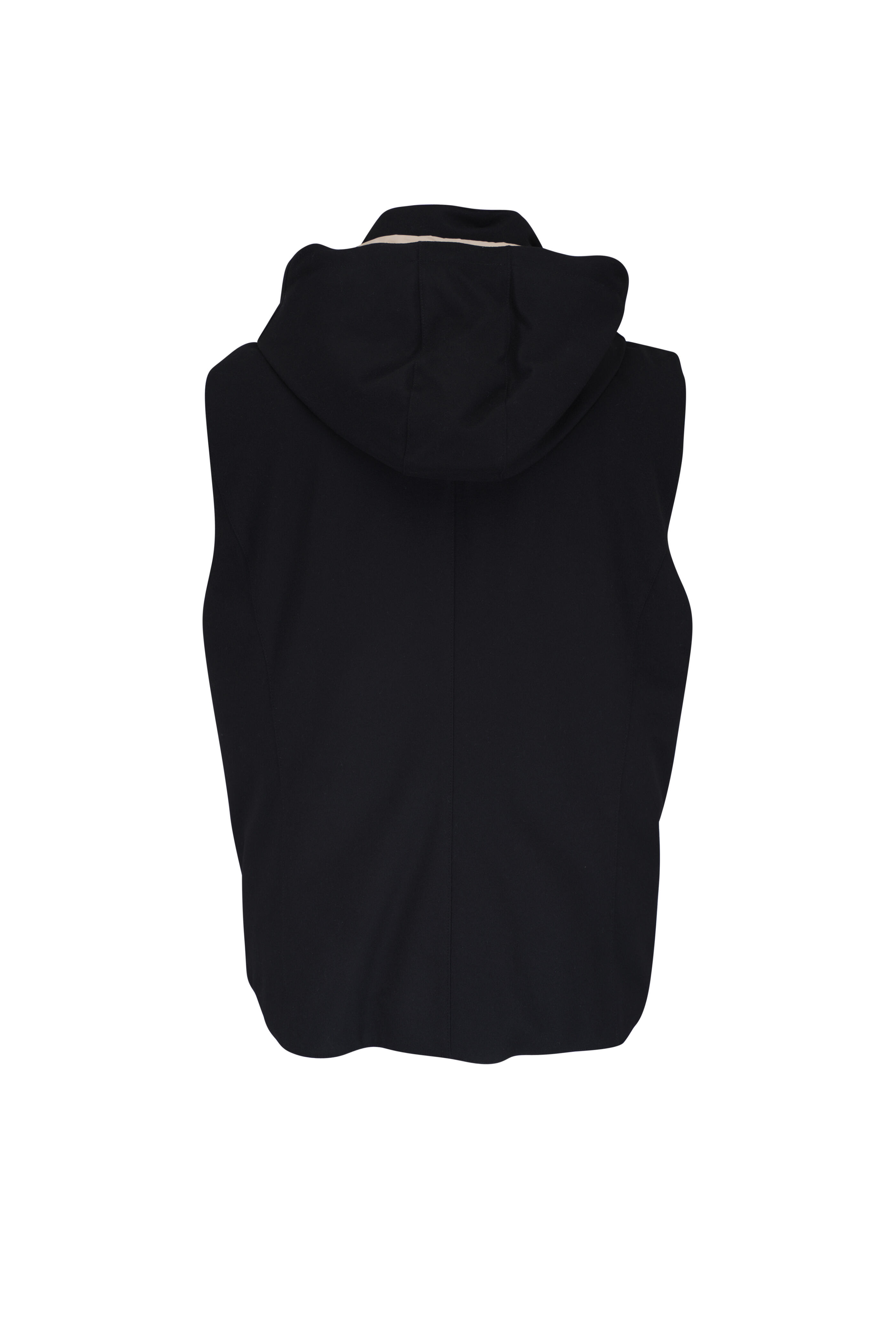 Brunello Cucinelli - Black Wool Flannel Down Vest