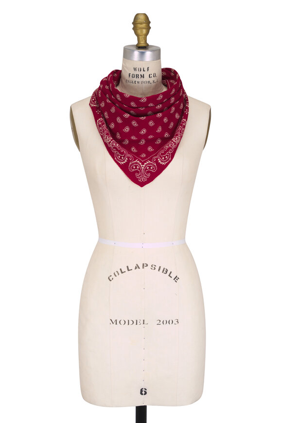 Guest in Residence The Wild Rag Red & Yellow Bandana Scarf - view 1