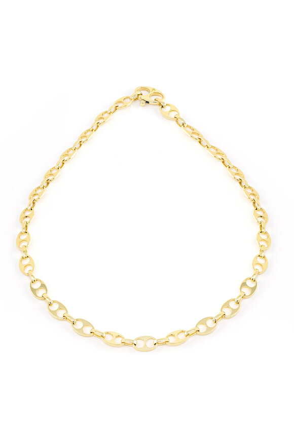 Jenna Blake 18k Yellow Gold Heavy Nautical Chain Necklace