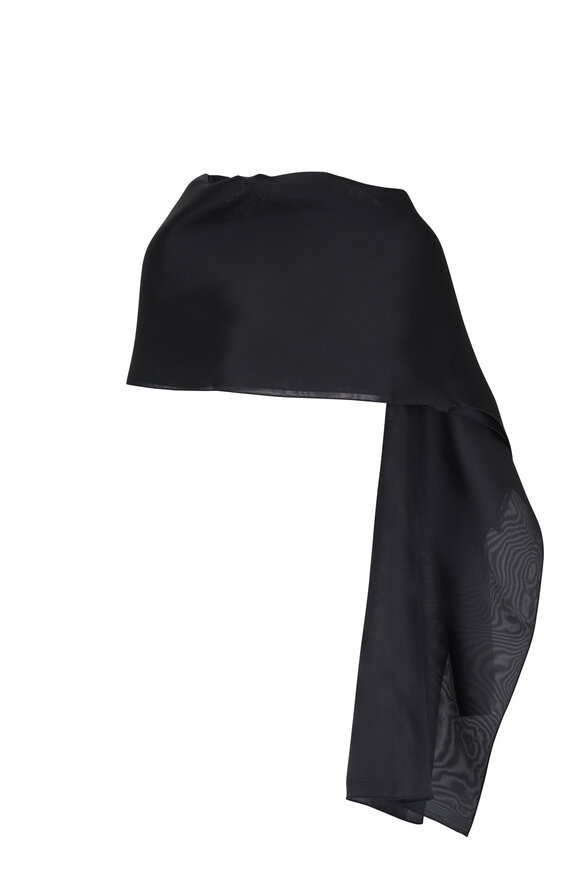 Lafayette 148 New York - Black Silk Organza Stole