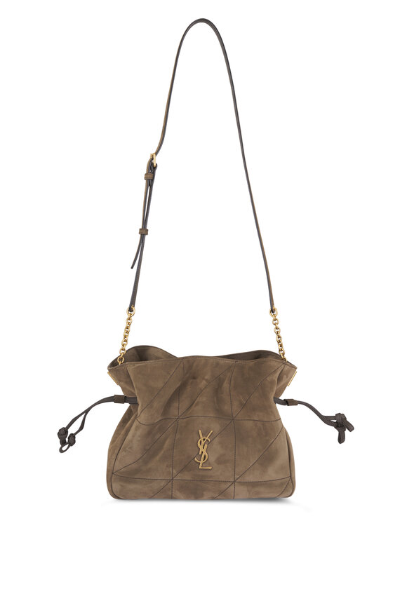 Saint Laurent Jamie Light Musk Suede Chain Shoulder Bag - view 1