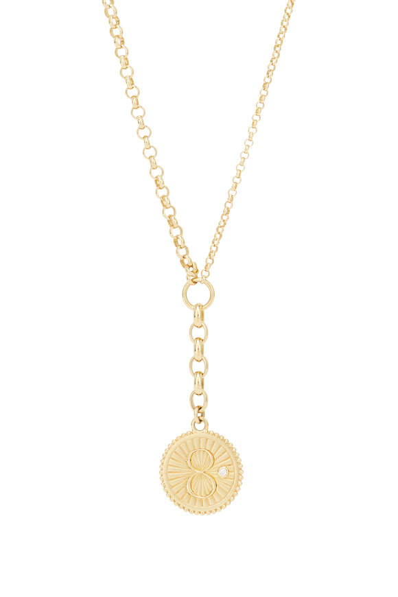 Foundrae Karma Medium Mixed Belcher Chain Necklace - view 2