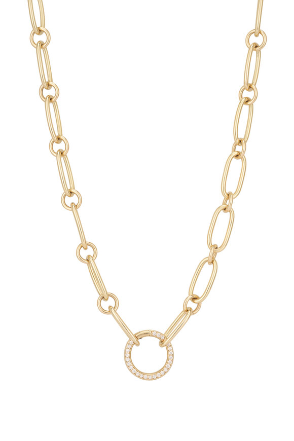 Marlo Laz 14k Yellow Gold Sardinia Link Necklace - view 2