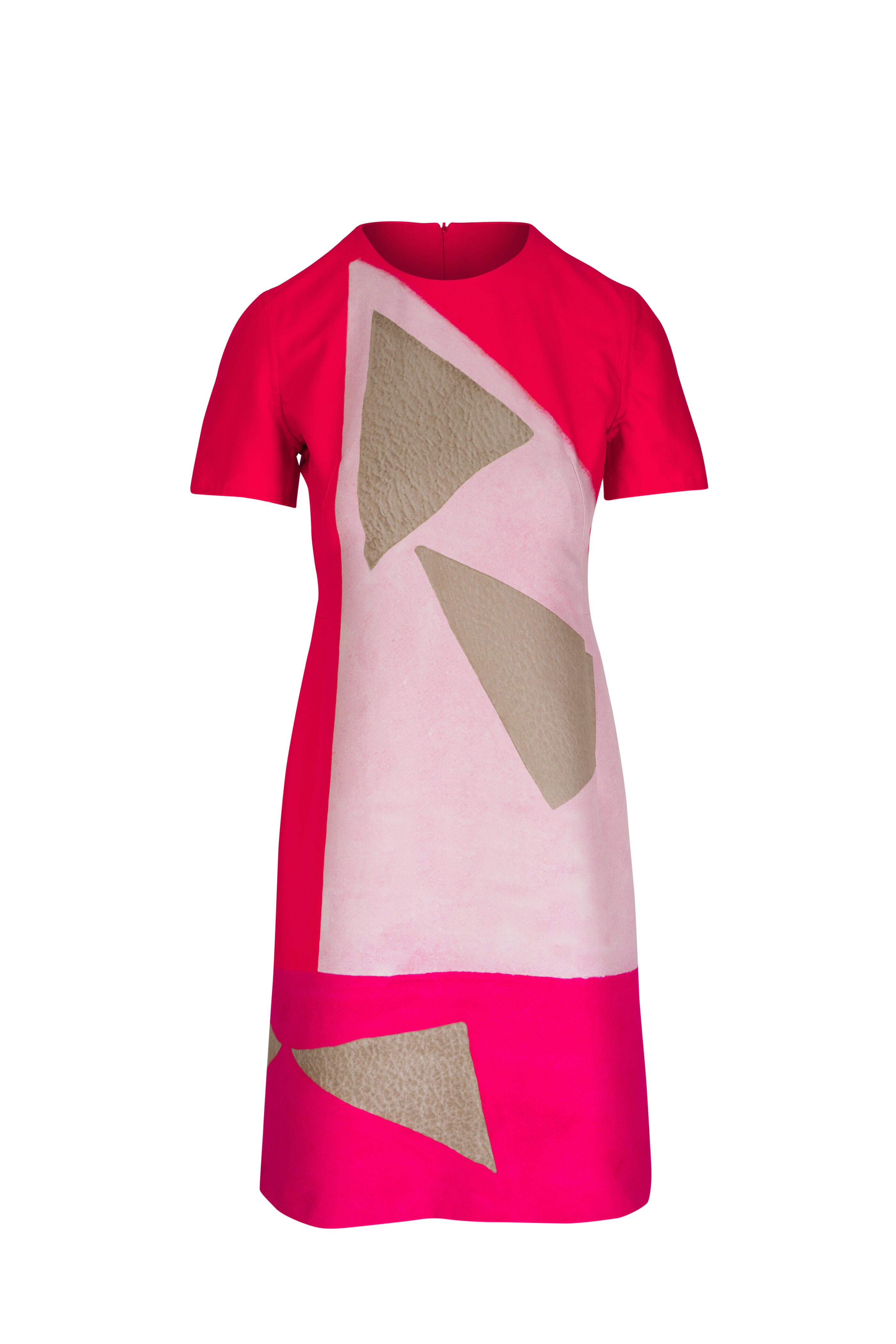 Akris - Spectra Print Cotton & Silk Double Face Dress