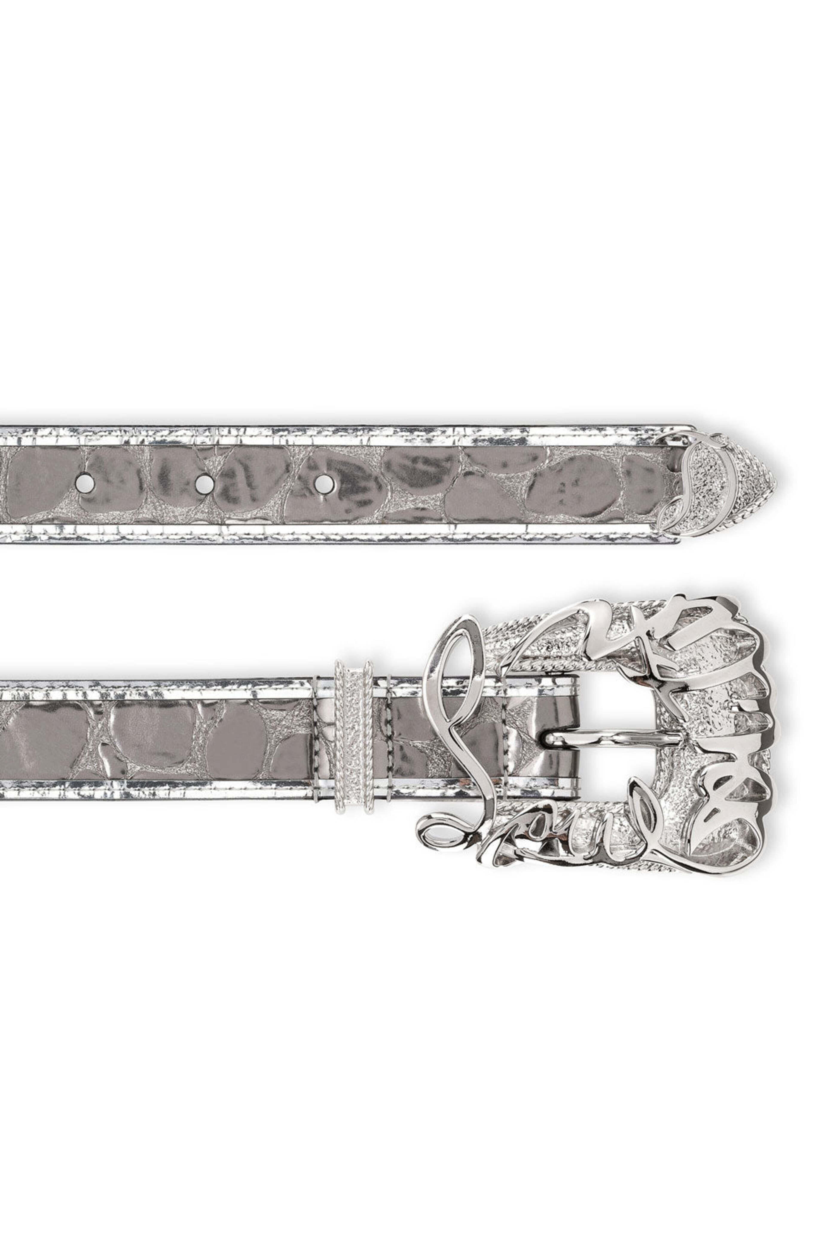 Christian Louboutin Women’s Giddy Belt Christian Louboutin - Giddy Dundee Belt in Anthracite main image 2