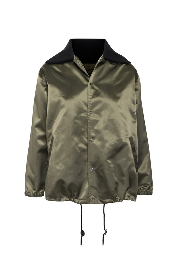 The Great Coach’s Bright Army Satin Jacket