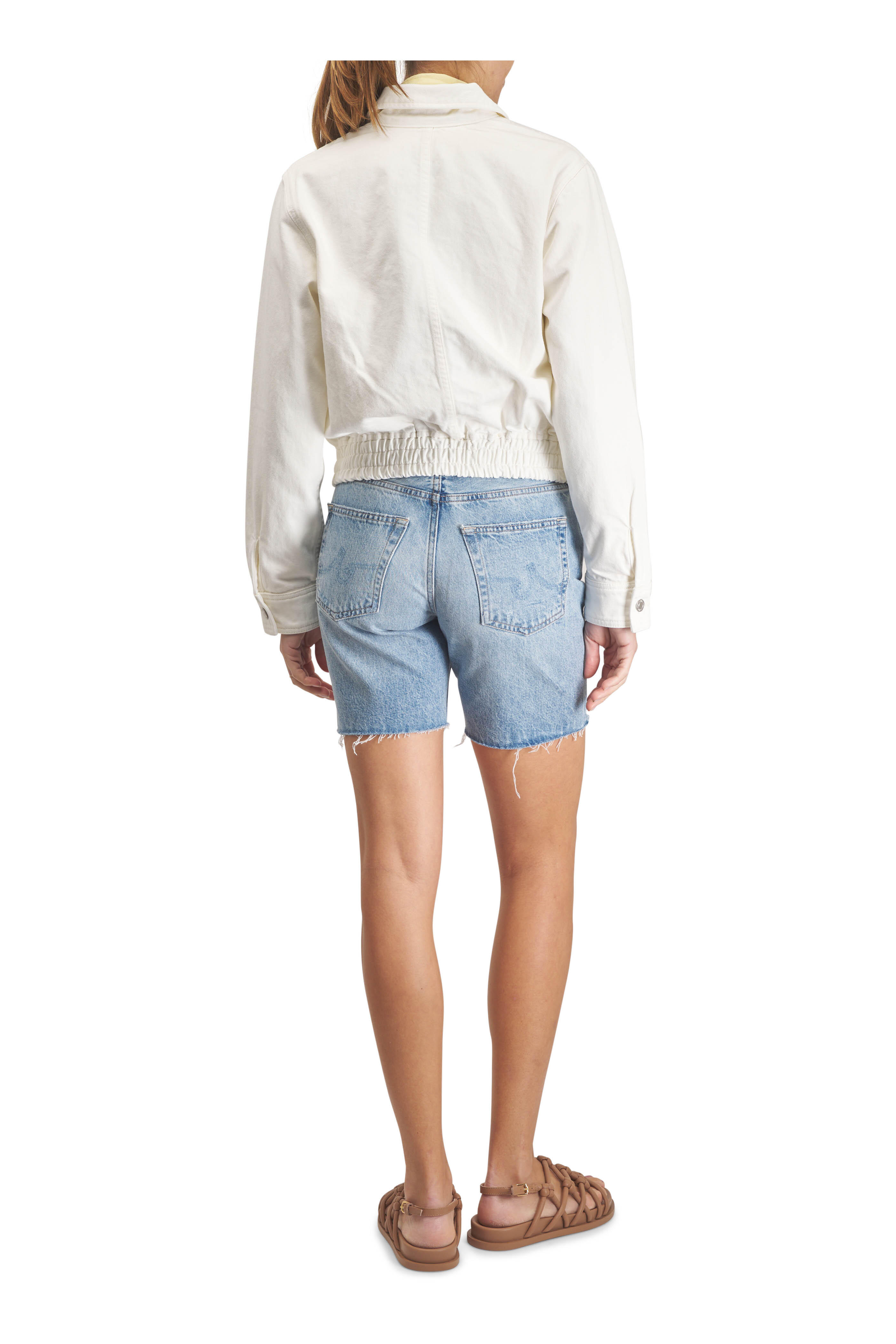 Nili Lotan - Najac Cream Denim Jacket