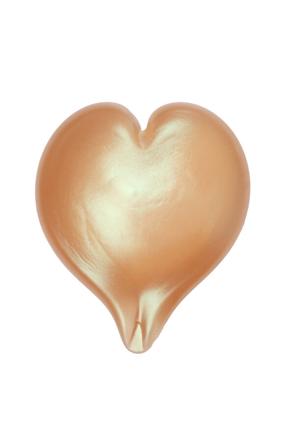 Dallas Glass Art Glass Heart Paper Weight