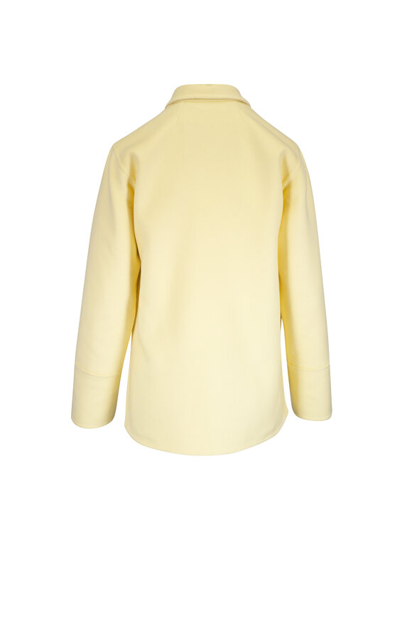 Kiton - Light Yellow Double Faced Cashmere Jacket