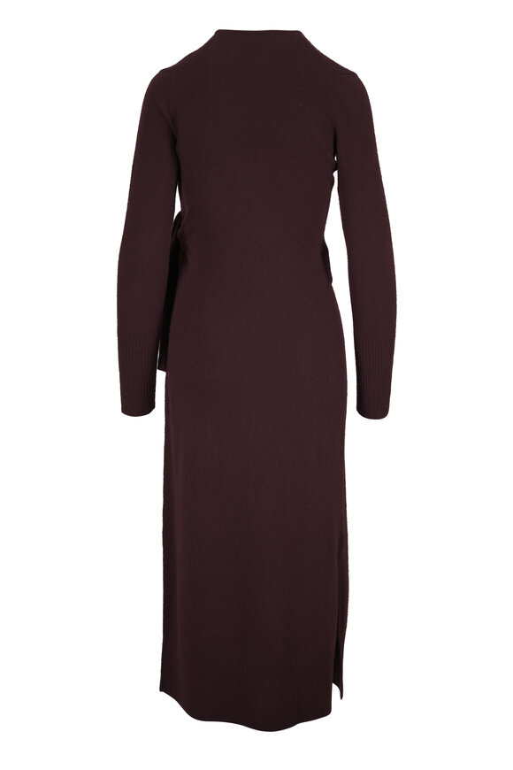 Veronica Beard Salomez Espresso Wool & Cashmere Knit Dress - view 3