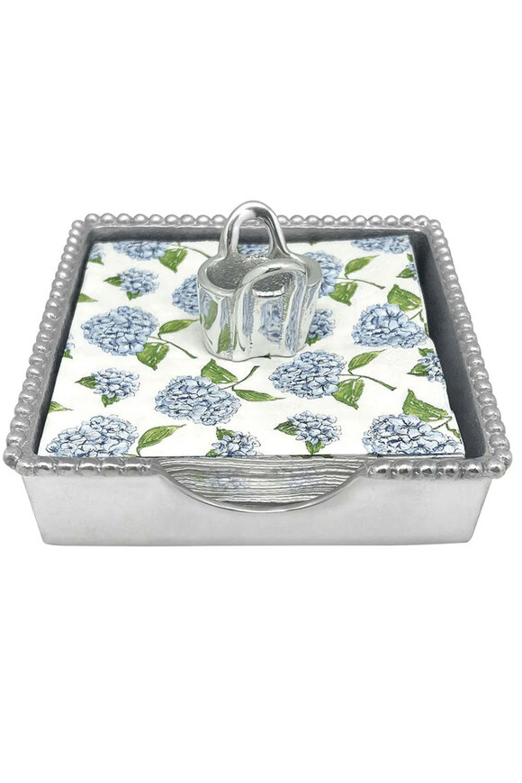 Mariposa Tote Bag Beaded Napkin Box Set