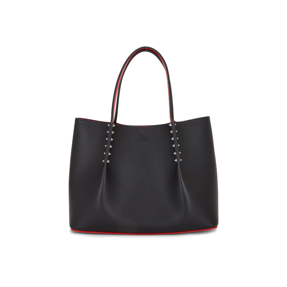 Christian Louboutin - Cabarock Black Leather Small Tote