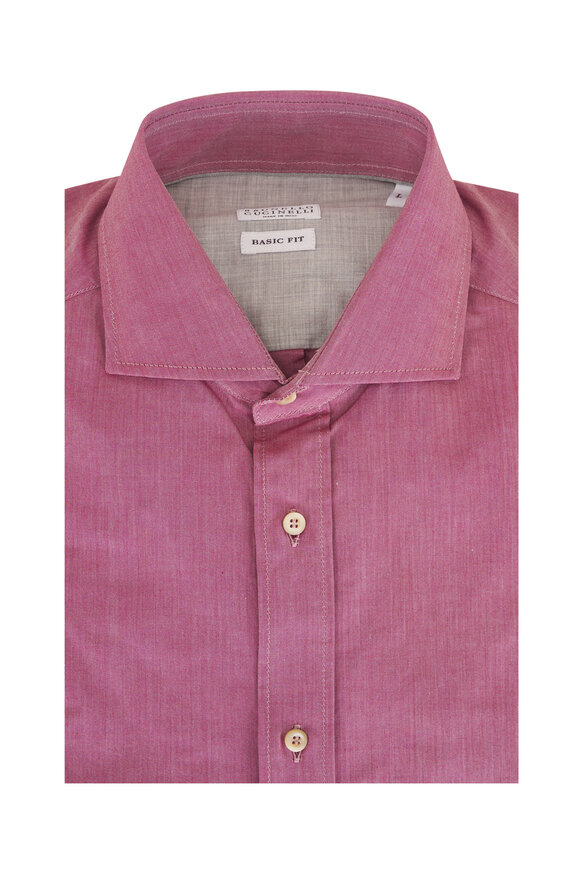 BRUNELLO CUCINELLI ピンク ポロシャツ　M メンズ 向け | Brunello Cucinelli