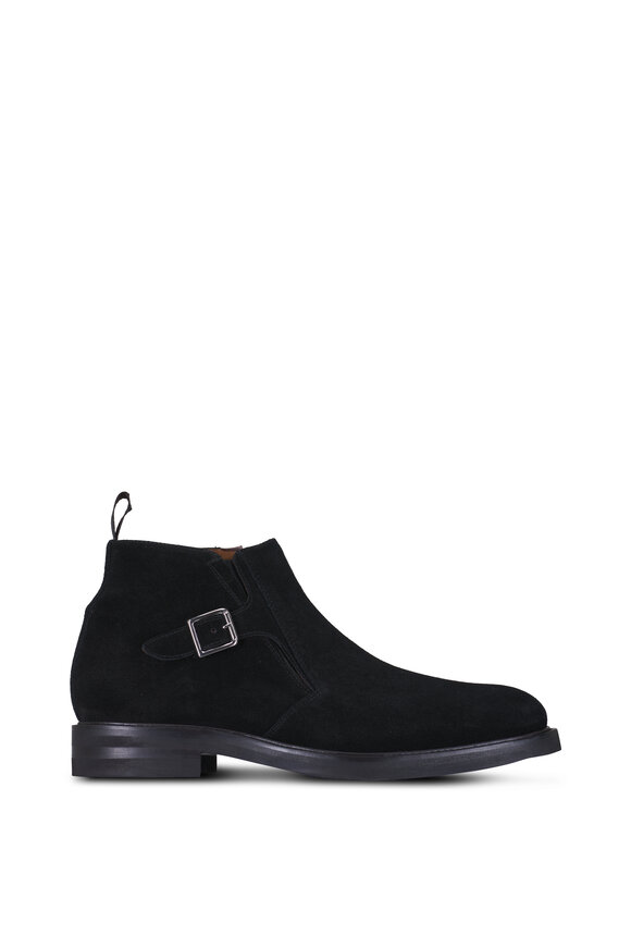 Ron White Quinton Black Suede Ankle Boot - view 3