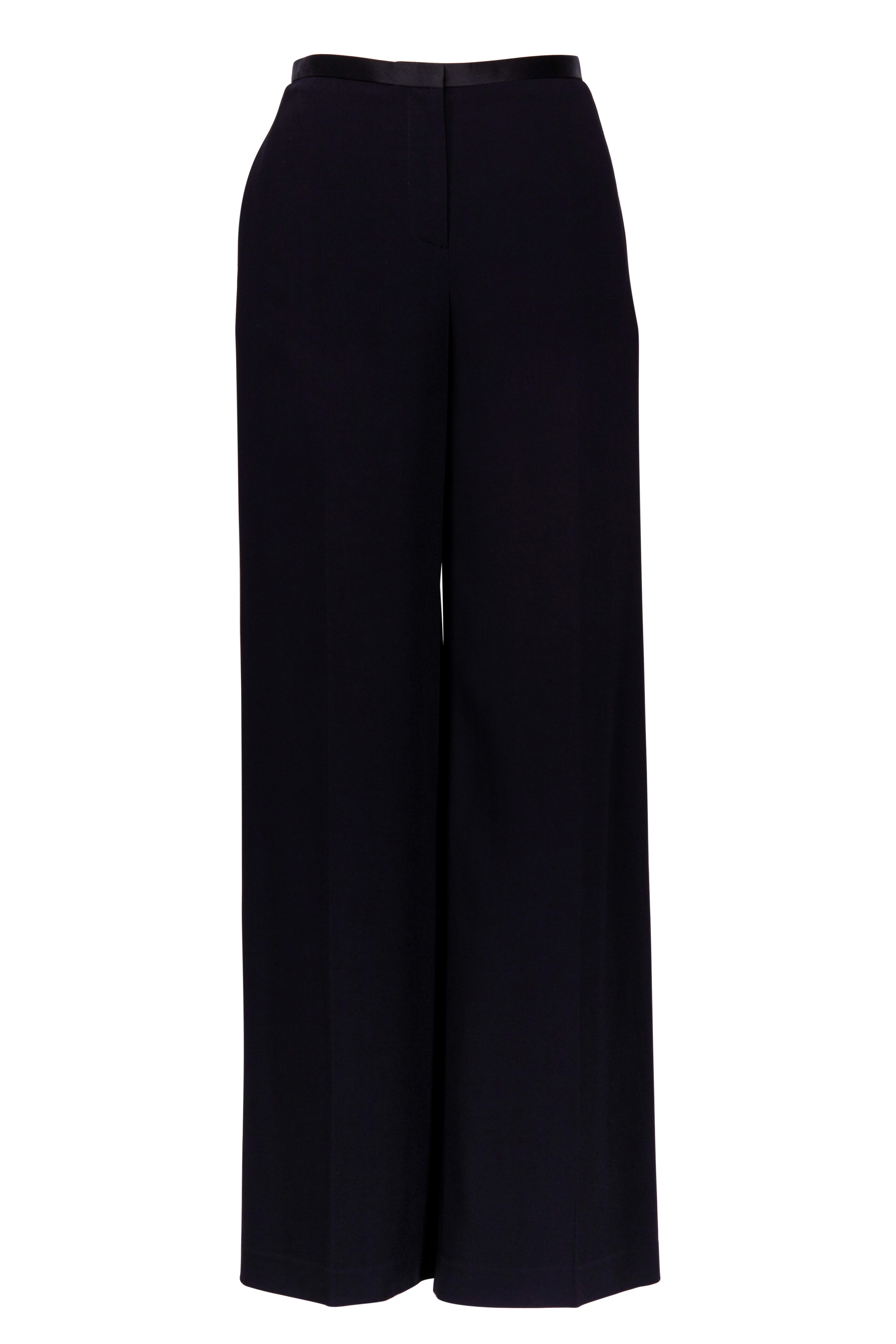 ★ PRENDA★ PRDA VELOUR WIDE PANTS BLACK PRTVSSPT12WC6 Velvet wide-leg pant | Icône | Shop Women%u2019s Wide-Leg