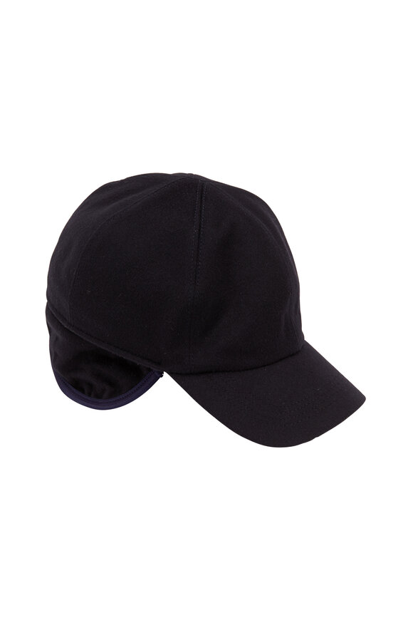 Wigens - Navy Blue Cashmere Cap