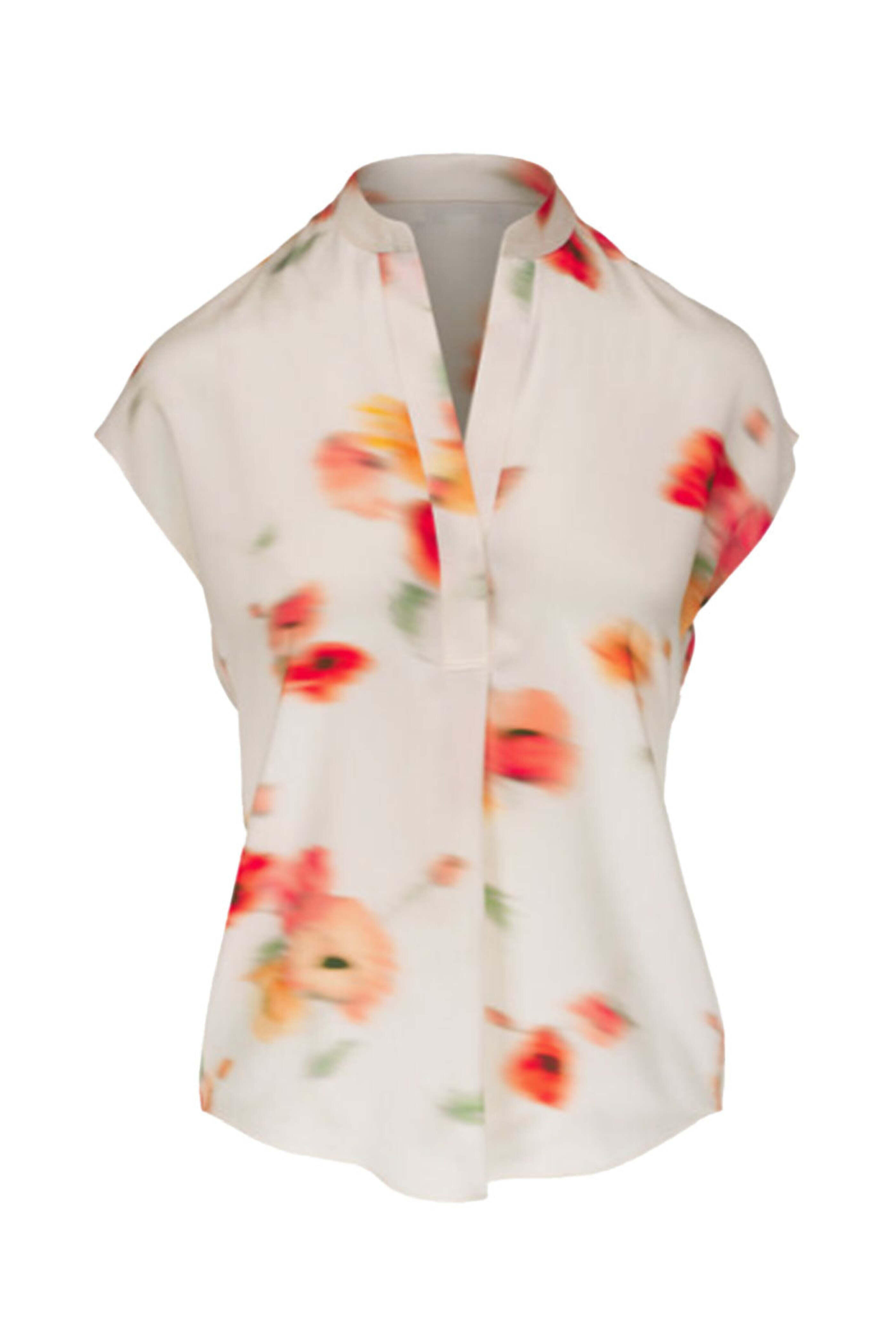 Vince - Cream Dust Blur Band Collar Popover