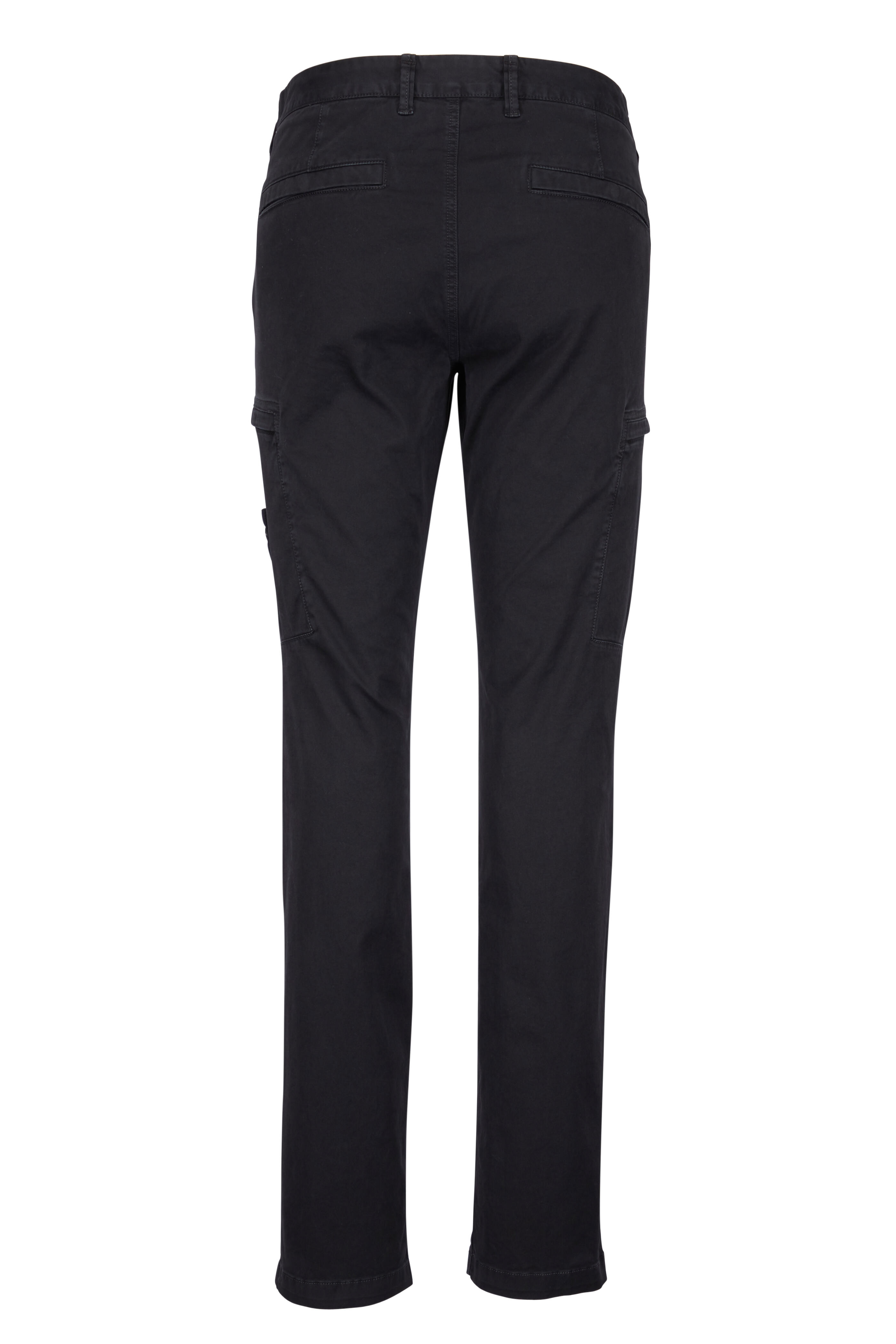 Stone Island - Black Slim Cargo Pant