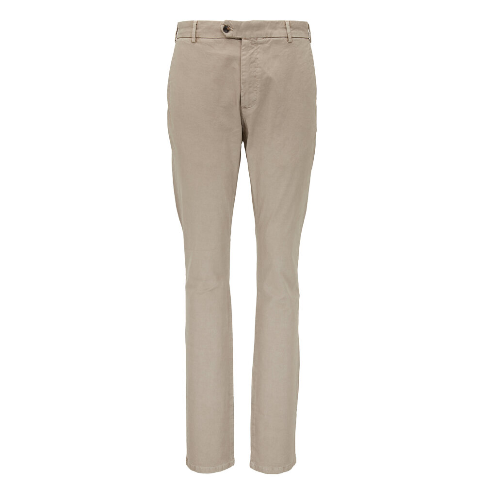 Peter Millar - Concorde Khaki Flat Front Pant | Mitchell Stores