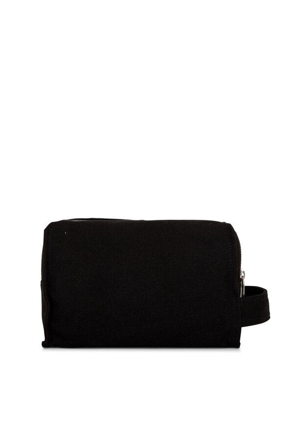 Shinola - Bert Black Canvas Double Zip Dopp Kit