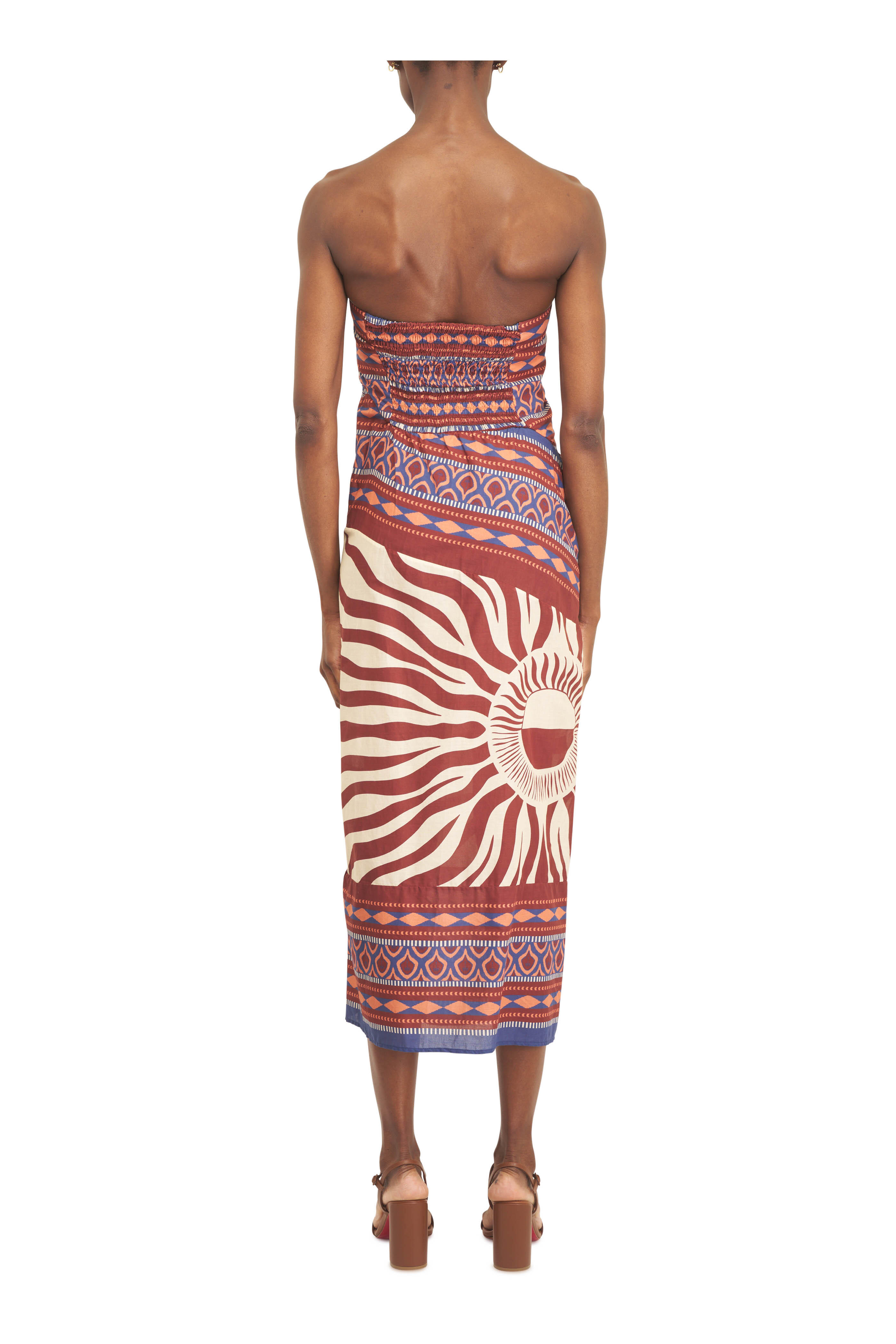 Johanna Ortiz - Paraiso Agreste Ecru Midi Dress - view 4