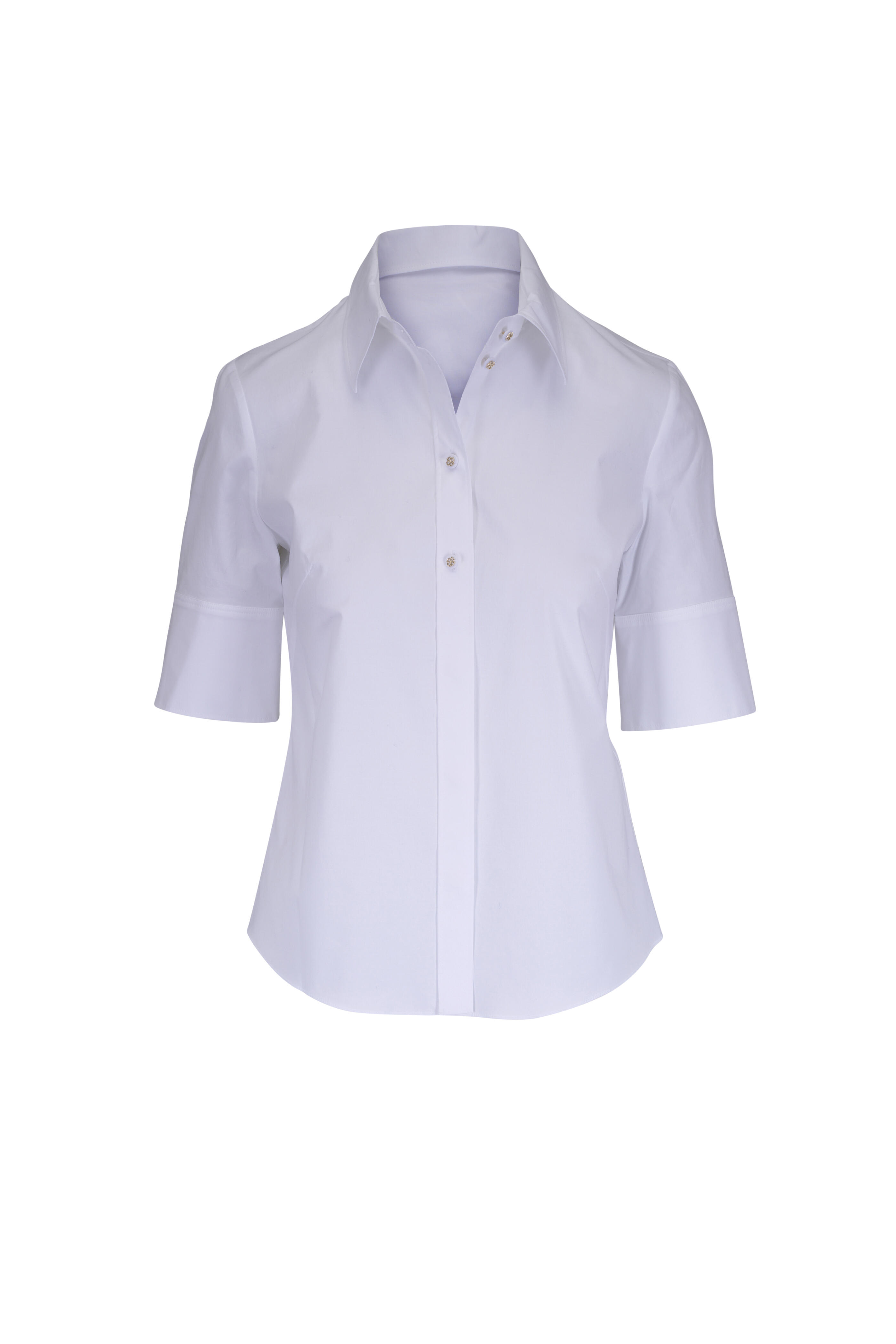 Dorothee Schumacher - Pure Power White Short Sleeve Blouse
