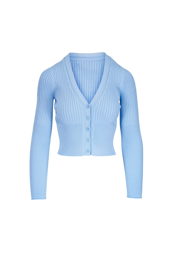 Simkhai Ailany Tidepool Shrunken Ribbed Cardigan - view 1