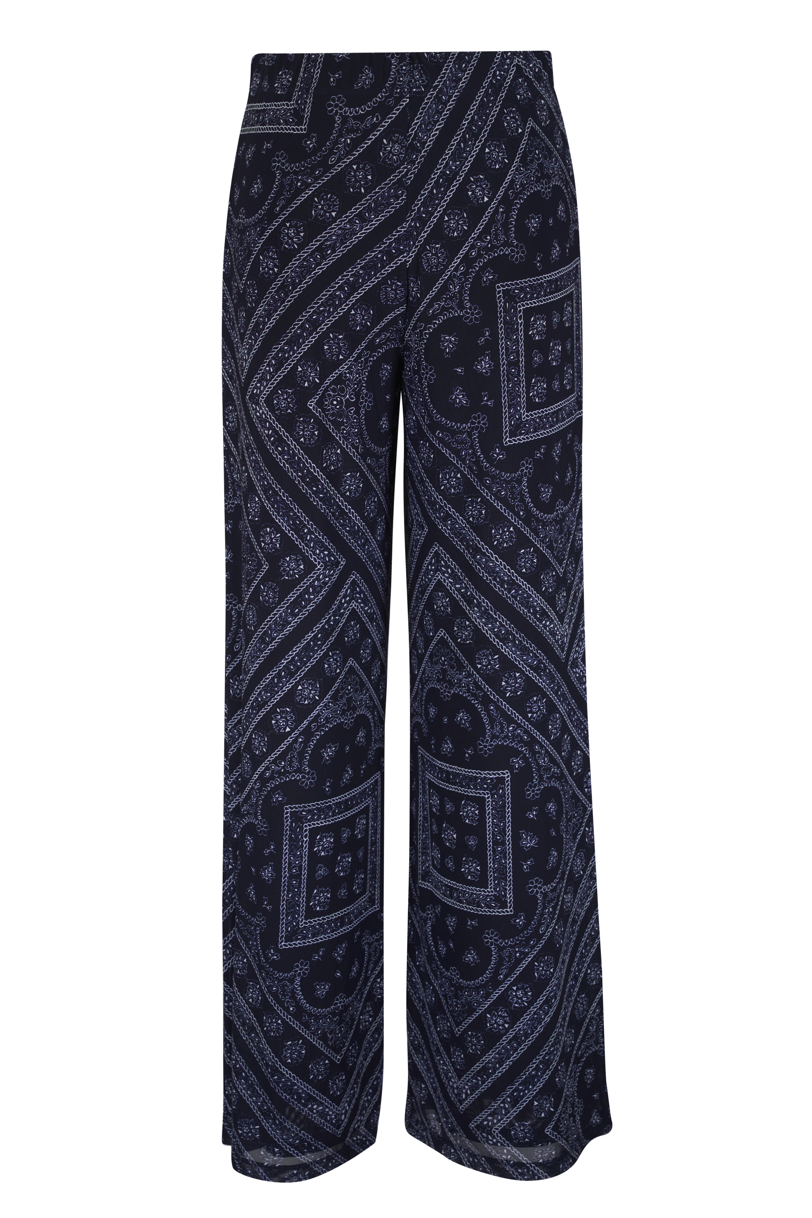 Veronica Beard - Hadria Navy Paisley Pant - view 4