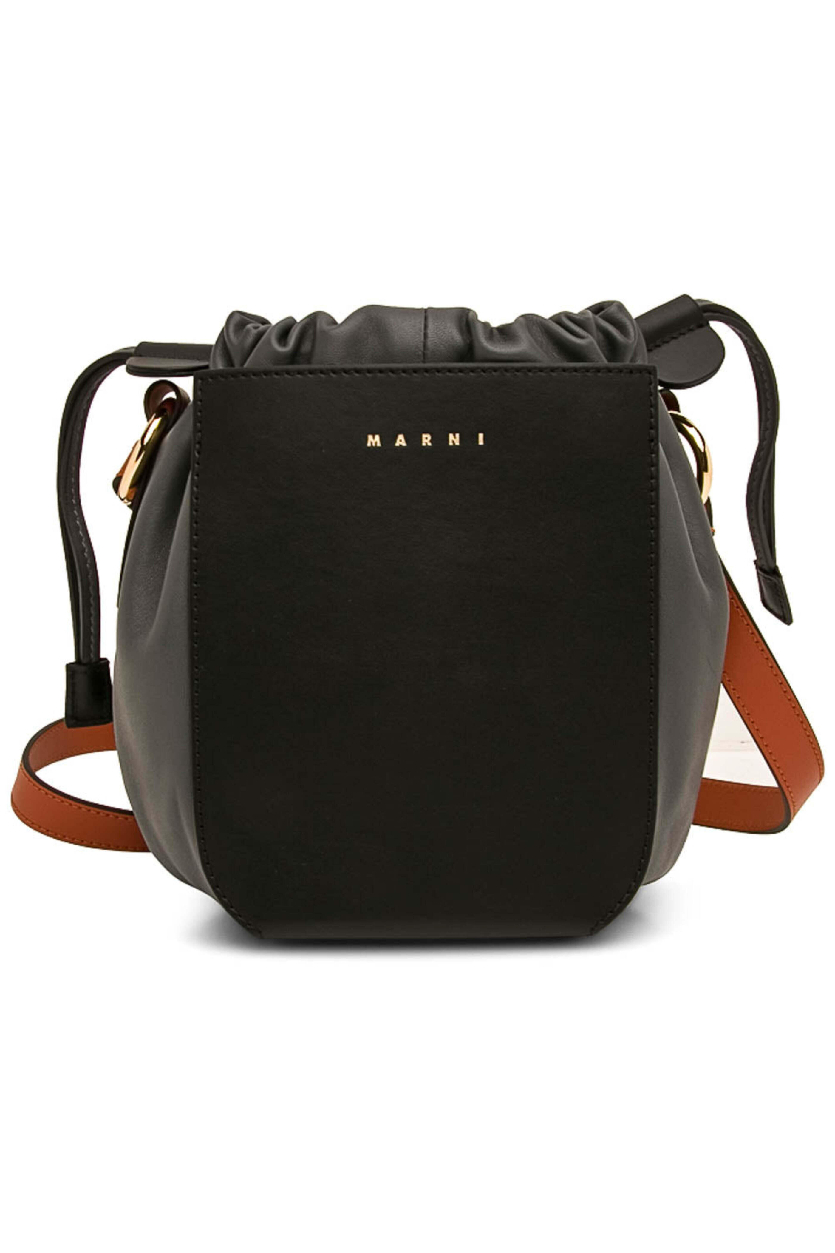 ☆MARNI☆GUSSET ショルダーバッグ 正規品 Marni - Gusset Bag in Black Smoke | Mitchell Stores